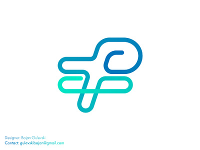 f gradient logo, p gradient logo app brand designer branding design f gradient logo f logo gradient logo line line art line logo line work lines logo logo design branding logo designer p gradient logo p logo professional software