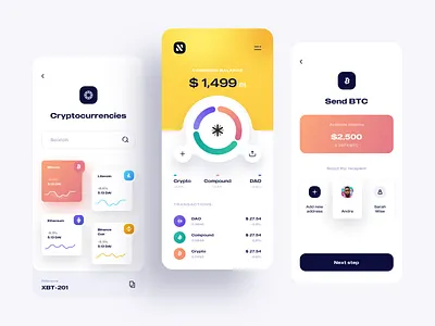 Kapital Wallet | Crypto Currency App Design analytics app bitcoin business chart clean cryptocurrency dashboard design exchange finance ios mobile rate sketch ui ux wallet