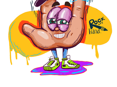 Emoji Hand - Character Design art characterdesign colorful character concept cool hand emoji emoji art emoji hand hand hand character design hand graphic hand posture hand posture cartoon handy art handyman happy cartoon human hand illustration sign language sketch art style sketching