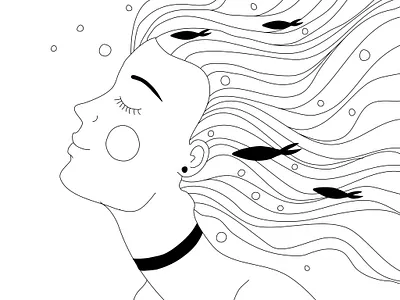 Fish - inktober2020 day1