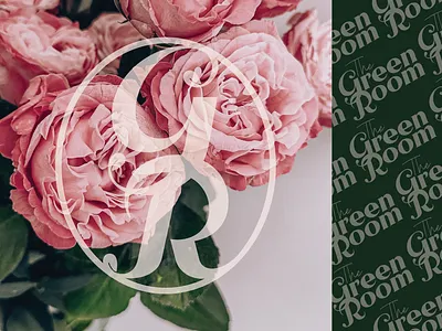 The Green Room Branding branding design graphic design illustration logo typography vector