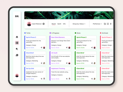 BK - Task Management Platform design ui uidesign uiux ux uxdesign web webdesign