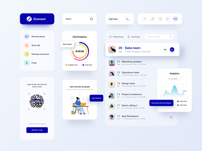 Connect - Case study analytics case study connect group calls qr scanner teams