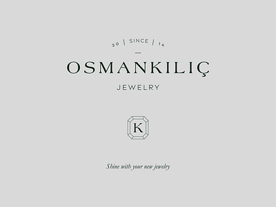 Osman Kılıç Jewelry branding emblem graphic design jewelry branding jewelry logo letters logo logomark logos logotype minimalist logo monogram osman kılıç jewelry typeface typogaphy vector