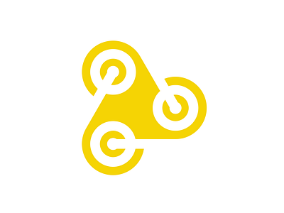 3 Wheel Media, play icon + wheels in negative space 3 advertising e sports esports gamer games gaming icon logo logo design logo designer logomark marketing media multimedia negative space play player three wheels