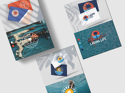 Clothing Label Laguna Life beach life logo beach logo beach wear logo branding clothing label clothing logo design graphic design label laguna logo logo logo design logo unit swimwear logo ui