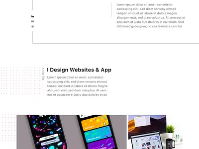 Portfolio Landing Page | UI UX Design adobe xd design landing page design portfolio typography ui ui design user experience user interface ux ui vector