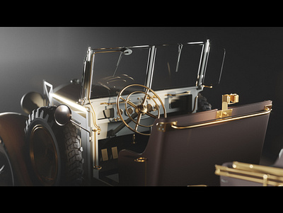 mercedes-benz Stuttgart 260 3d 3dmax 3dsmax cg coronarender gamedev germany vehicle ww2 wwii