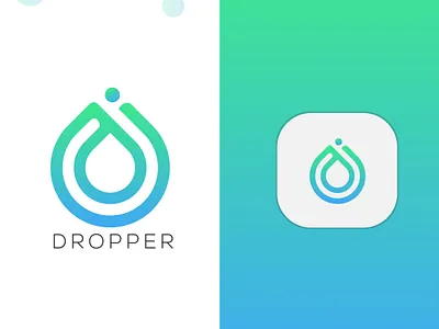 letter D logo mark abstract app icon apps best designer colorful design dribbble dribbble best shot drop gradient letter d lettermark logo logo concept logo mark logo trends 2020 logotype typography ux vector