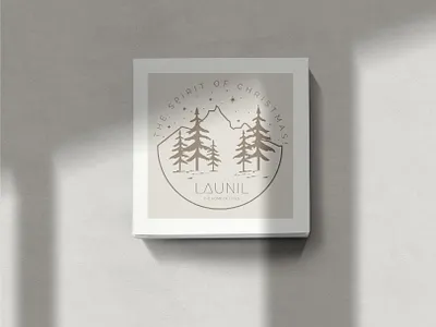 Christmas is coming to town| Launil box design branding christmas design drawing graphic design home decor illustration logo minimal typography vector