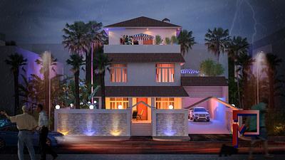 Exterior Work architect architecture archvisualbd artwork interiordesign max render sketchup vray