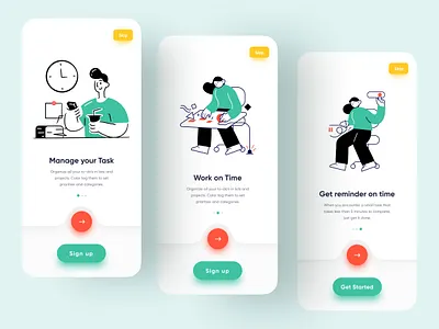 To Do List | Task Planner App (on boarding) 2020 trend app design app ui ios app design management management app minimal mobile design product design reminder reminder app task app task list task management app task manager task planner to do list todo app todo list ui ux