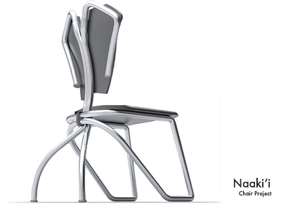 Naaki'i - Designer Chair 3d branding chair concept design designer graphic design industrial design naakii solidworks