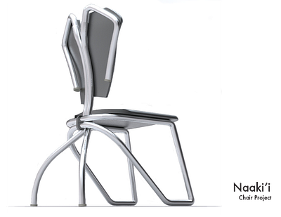 Naaki'i - Designer Chair 3d branding chair concept design designer graphic design industrial design naakii solidworks