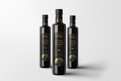 Ouzzan - Premium Olive Oil Label Design branding design labeldesign olive oil package design packaging