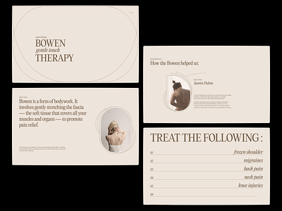 Bowen — gentle touch — website branding clean design retro web website