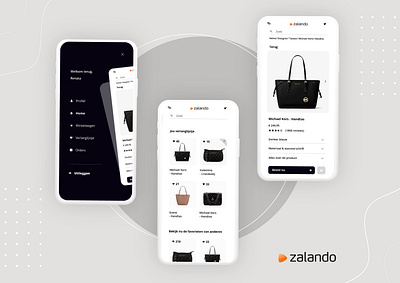 Re-design Zalando app app branding design dribble dribble shot fashion illustrator interaction shopping sketch ui uiux uiuxdesign zalando