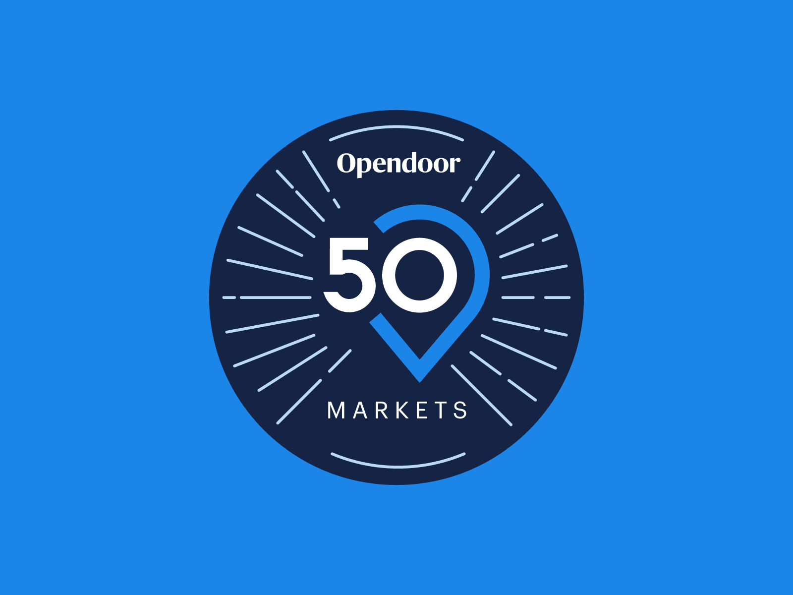 Opendoor 50th market milestone