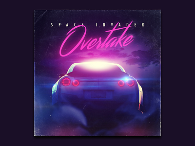 Nodeshifter Tracks: Overtake 80s design illustration nodeshifter outrun synthwave video game