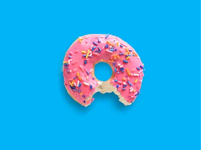 Donut Guy logo silhouette art branding design graphic design icon illustrator logo minimal ui vector