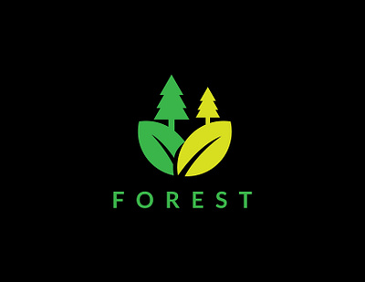 Forest brand brand identity branding business logo clean company logo forest forest logo graphic design graphic design illustrator landscape leaf leaf logo llc logo logodesign logomark modern logo tree logo