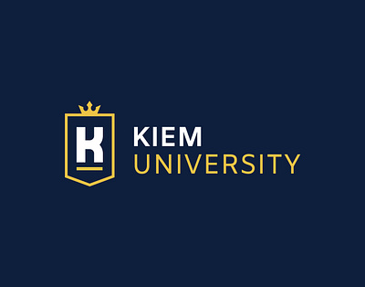 Daily Logo Challenge : Day 38 - Kiem University brand identity branding creative daily dailylogochallenge design logodesign logodesignchallenge logotype university logo visual identity