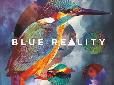 BLUE REALITY | album cover album album art branding design graphic design illustration illustration art metal music surreal art