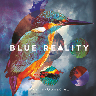 BLUE REALITY | album cover album album art branding design graphic design illustration illustration art metal music surreal art