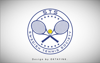 STS - SWEDISH TENNIS SOCIETY art branding design flat graphic design illustration illustrator logo vector web