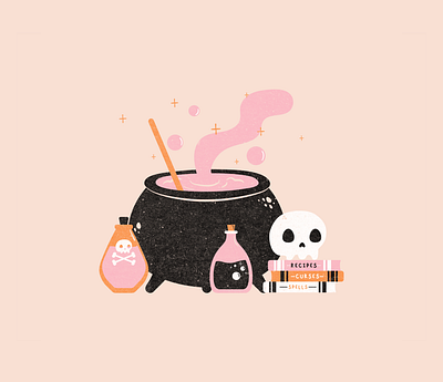 Witches Brew doodle halloween happyhalloween illustration inktober inktober2020 spooky textures vectober vectober2020 vector witch witches witchesbrew