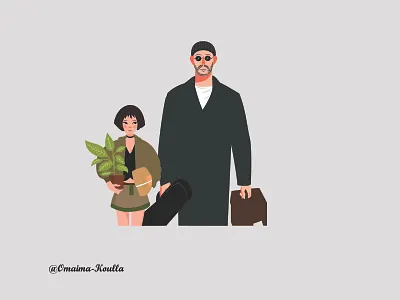 Mathilda leon the professional illustration