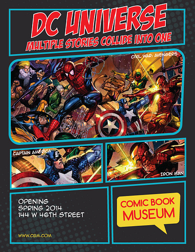 Comic Book Museum branding design graphic design illustration