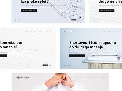 Drugo Mnenje - Hero carousel design doctor hero hospital insurance ui ux web