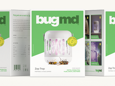 BugMD Brand Update brand branding bug design family green logo packaging pest pest control