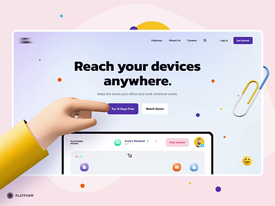 Website - Redesign after effects animation control design emoji emote illustration interaction minimum viable product mvp remote ui ux web webdesign website