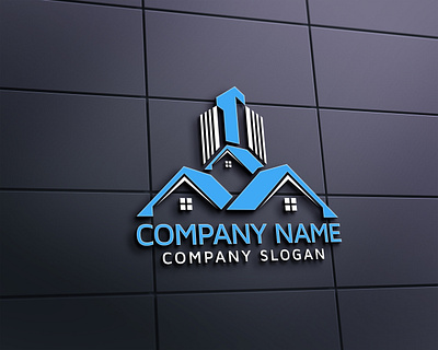 Real Estate Logo, Property, Mortgage, Home, Building Logo Design real estate unique logo