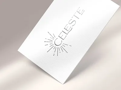 CELESTE - Organic skincare branding beauty beauty logo brand design brand identity branding branding design business card design businesscard cosmetic logo cosmetics logo logo design metalic natural cosmetics skin care skincare skincare logo