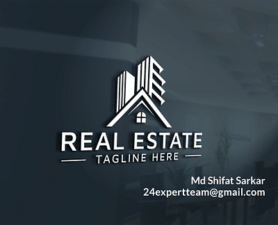 Real Estate Logo, Property, Mortgage, Home, Building Logo Design real estate unique logo