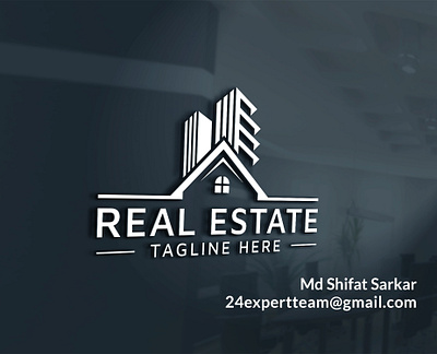 Real Estate Logo, Property, Mortgage, Home, Building Logo Design real estate unique logo