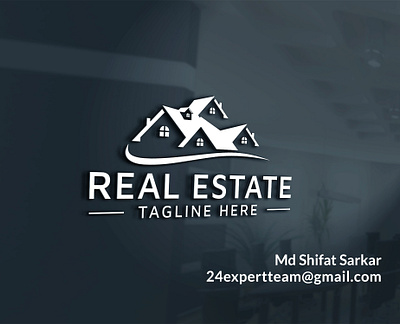 Real Estate Logo, Property, Mortgage, Home, Building Logo Design real estate unique logo