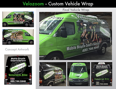 Velozoom - Custom Vehicle Wrap adobe branding custom design graphic design illustrator large format print vector vehicle wraps