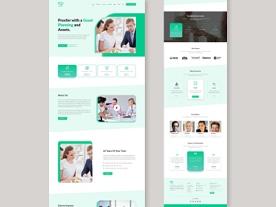 Consultants Landing page UI/UX-Designn agency agency website business color colors consultants designs icon illustraion landingpage sketch style svg symbol template trend uiux uiuxdesign ux wix