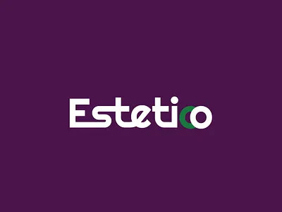 Wordmark logo for a fashion brand "Estetico" branding and identity branding design fashion brand fashion logo flat logo design lettering logo logo design logo design branding minimalist logo monogram logo wordmark logo