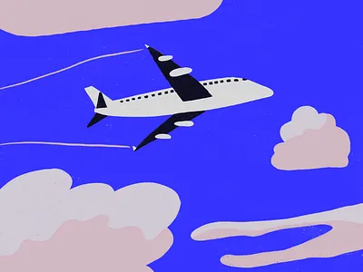 Airplane airplane blue cloud flight fly flying illustration plane sky travel