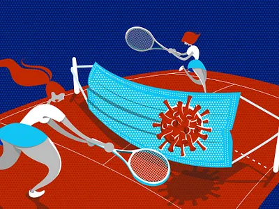 Coronatennis_1 @illustration