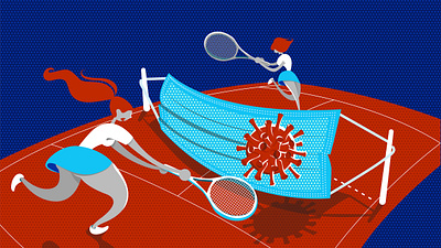 Coronatennis_1 @illustration