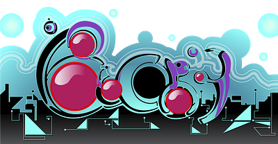 Graffiti - Vector Graphic adobe bubbles graffiti graphic design illustration illustrator lines vector