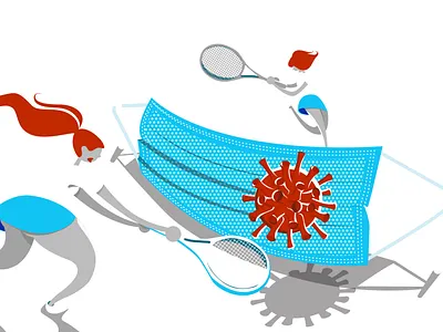 Coronatennis_2 @illustration