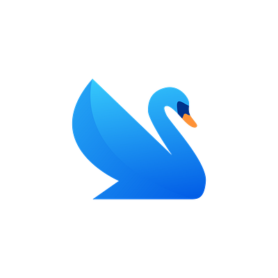 Swan logo bird brand brand identity branding clean design graphic design illustration logo minimal river swan water