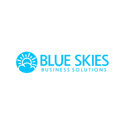 Blue Skies Business Solutions branding business logo cloud logo logo logodesign sky logo